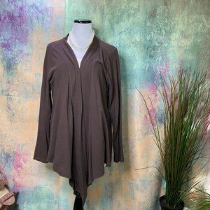📌 Cato Open Front Cotton Mix Cardigan